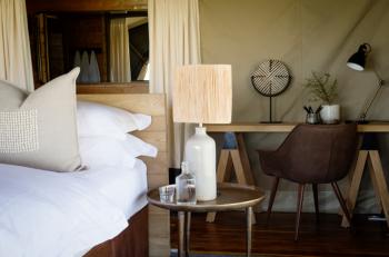 Tented room