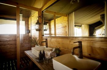 Tented room