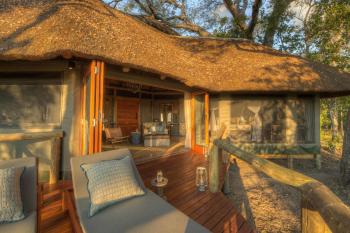 Luxury Safari Tent at Camp Moremi 