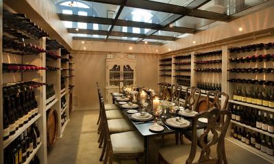 Dining in the Wine Cellar