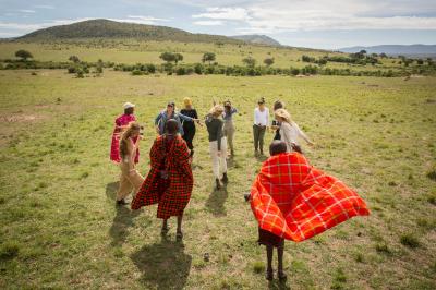 Running with a Maasai Warrior